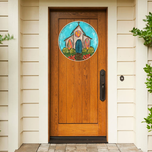 Church Door Hanger Wood Sign Decoe-W-903454 22