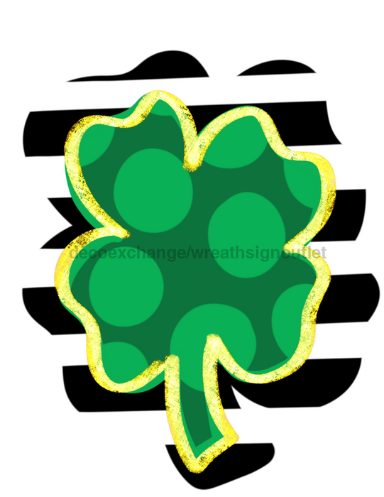 Clover Door Hanger St Patricks Day Decoe-W-903728 22’ Wood