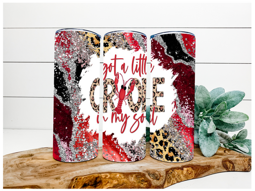 Creole Tumbler, Louisiana Tumbler, 20 oz Skinny Tumbler DECOETUMBLER-119 - DecoExchange