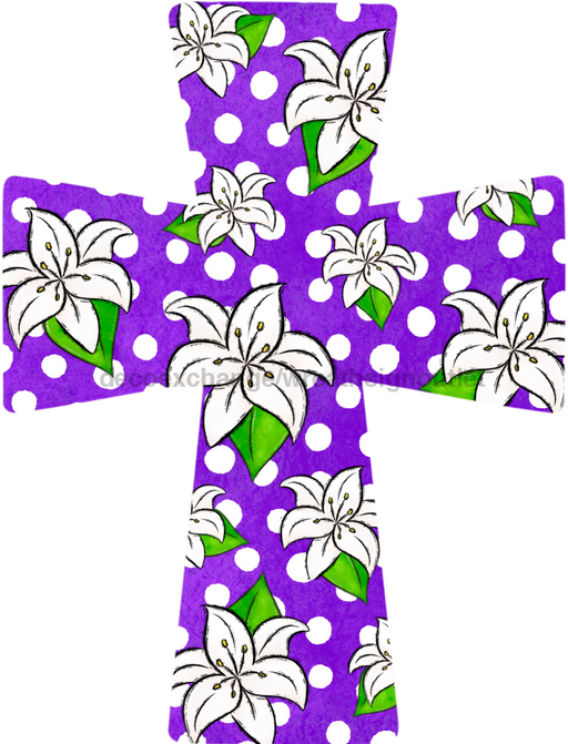 Cross Door Hanger Easter Decoe-W-770-Dh 22’ Wood