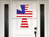 Cross Sign Patriotic Wood Sign Door Hanger Decoe-W-410 22