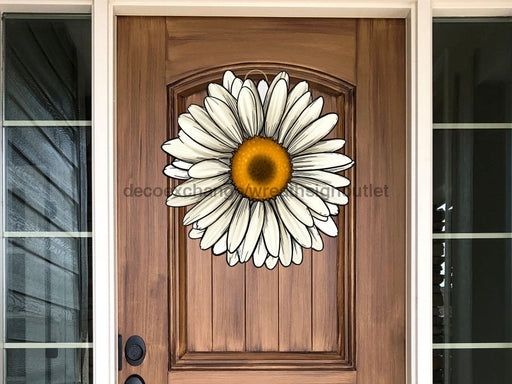 Daisy Sign Flower Wood Sign Decoe-W-228 22 Door Hanger