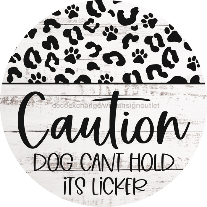 Dog Door Hanger Cant Hold Licker Dco-01048 Sign For Wreath 18 Round