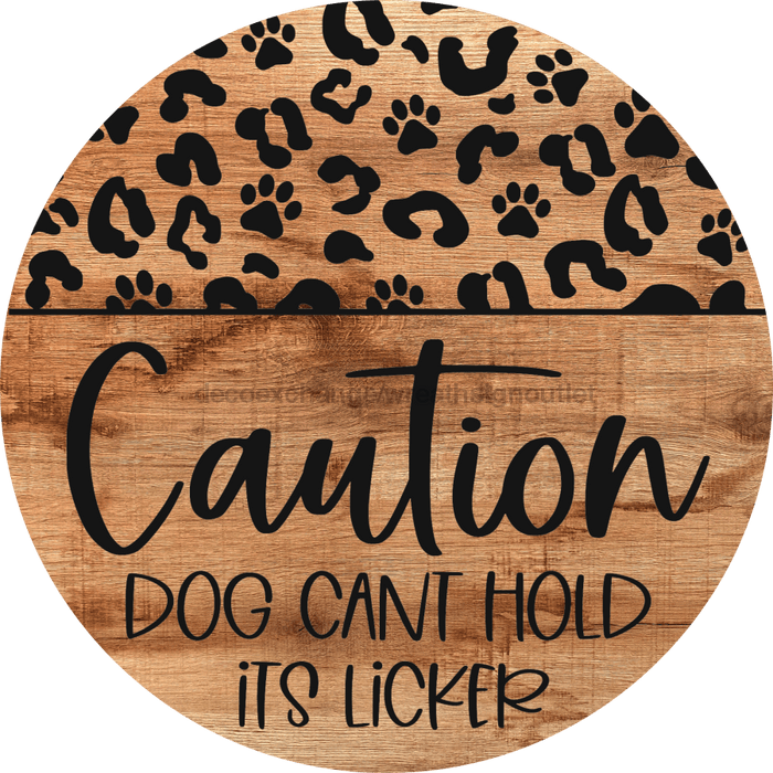 Dog Door Hanger Cant Hold Licker Dco-01049 Sign For Wreath 18 Round