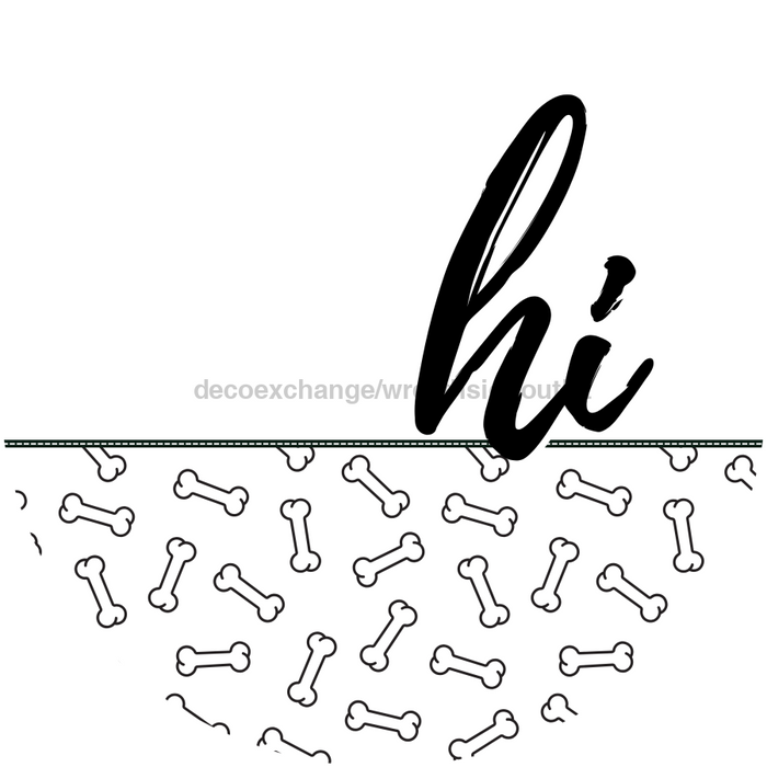 Dog Door Hanger Dco-01595-Dh 18’ Round Wood