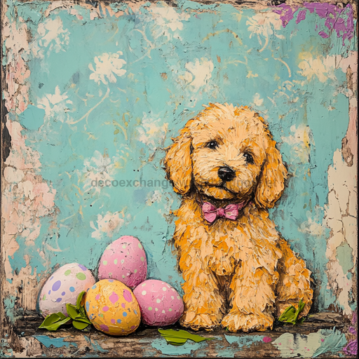 Dog Sign, Doodle Sign, DCO-12971, Sign For Wreath, 10x10" Metal Sign