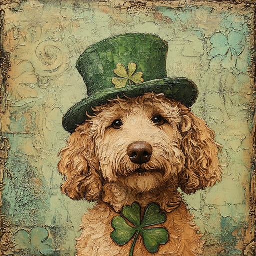 Dog Sign, Doodle Sign, DCO-12983, Sign For Wreath, 10x10" Metal Sign