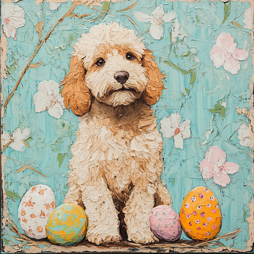 Dog Sign, Doodle Sign, DCO-12984, Sign For Wreath, 10x10" Metal Sign