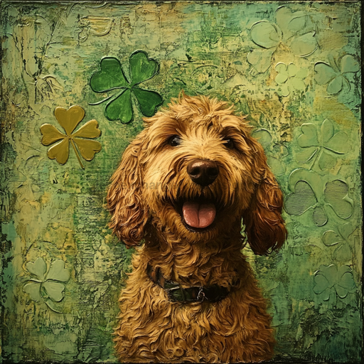 Dog Sign, Doodle Sign, DCO-12995, Sign For Wreath, 10x10" Metal Sign