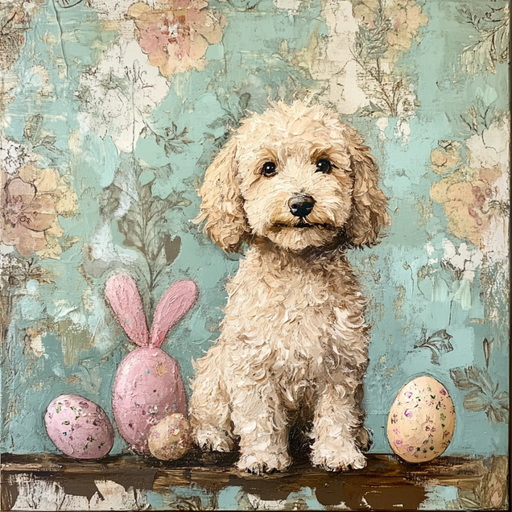 Dog Sign, Doodle Sign, DCO-13001, Sign For Wreath, 10x10" Metal Sign