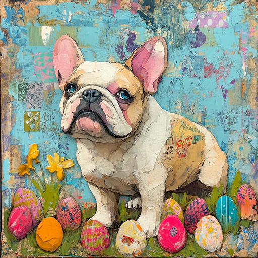 Dog Sign, English Bulldog Sign, DCO-12936, Sign For Wreath, 10x10" Metal Sign