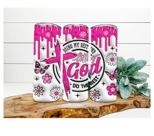Doing My Best Tumbler Religious 20 Oz Skinny Decoetumbler-345
