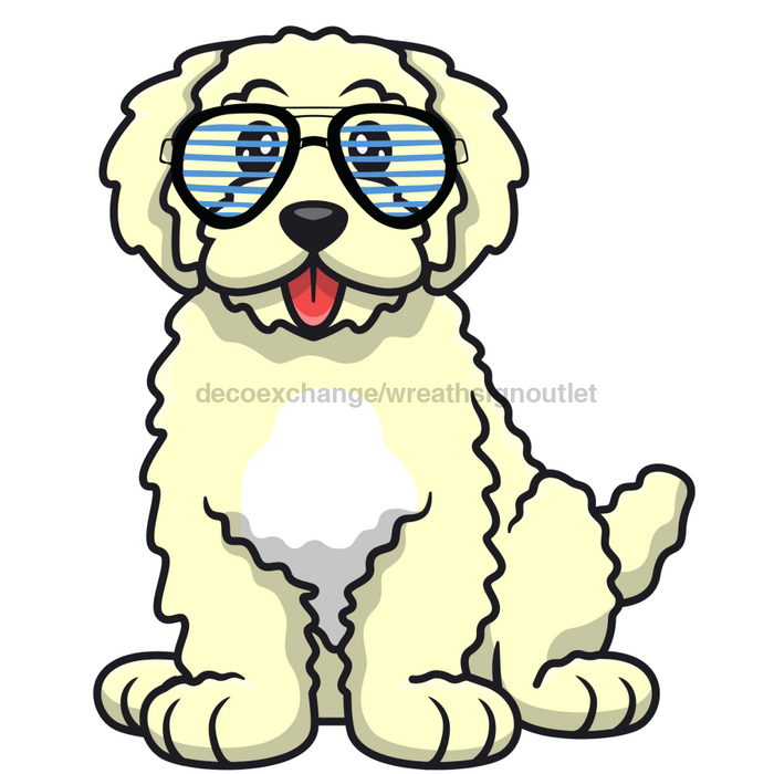 Doodle Door Hanger Dog Decoe-W-903709 22’ Wood