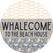 Door Hanger, Funny Nautical Sign, Whalecome Sign, Whale Sign, Beach Sign, Turtle Sign, 18" Wood Sign, Round Sign, DecoExchange - DecoExchange®