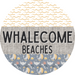 Door Hanger, Funny Nautical Sign, Whalecome Sign, Whale Sign, Beach Sign, Turtle Sign, 18" Wood Sign, Round Sign, DecoExchange - DecoExchange®