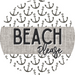 Door Hanger, Nautical Sign, Anchor Sign, Beach Sign, 18" Wood Sign, Round Sign, DecoExchange - DecoExchange®