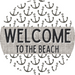 Door Hanger, Nautical Sign, Anchor Sign, Beach Sign, 18" Wood Sign, Round Sign, DecoExchange - DecoExchange®