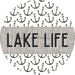 Door Hanger, Nautical Sign, Anchor Sign, Lake Sign, 18" Wood Sign, Round Sign, DecoExchange - DecoExchange®