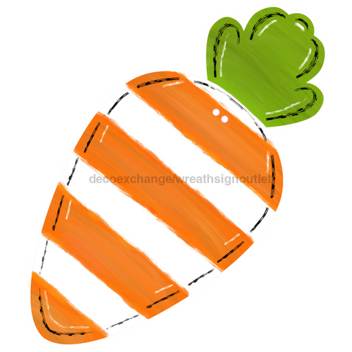 Easter Carrot Door Hanger Cut Bow Holes Wood Sign Decoe-W-903435 22