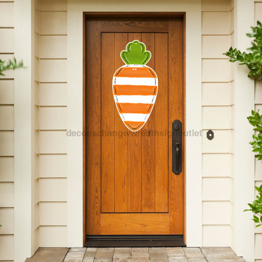 Easter Carrot Door Hanger Cut Bow Holes Wood Sign Decoe-W-903435 22