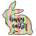 Easter Door Hanger Bunny Decoe-W-658-Dh 22’ Wood