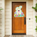 Easter Door Hanger Cut Bow Holes Wood Sign Decoe-W-903439 22