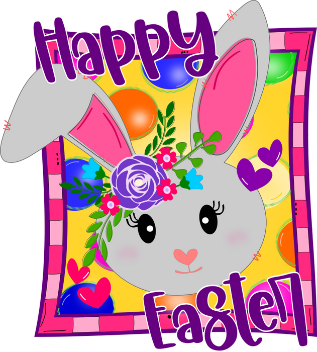 Easter Door Hanger Decoe-W-799-Dh 22’ Wood