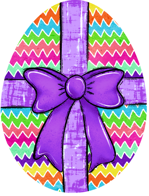 Easter Door Hanger Egg Decoe-W-777-Dh 22’ Wood