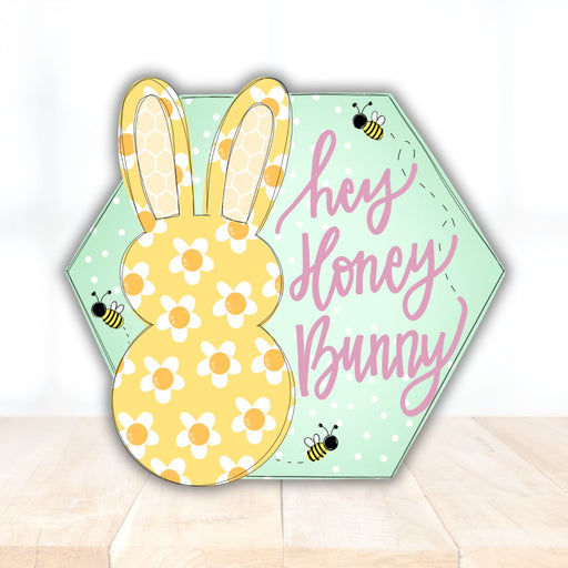 Easter Door Hanger Hey Honey Bunny Tww-W-0001 22’ Wood