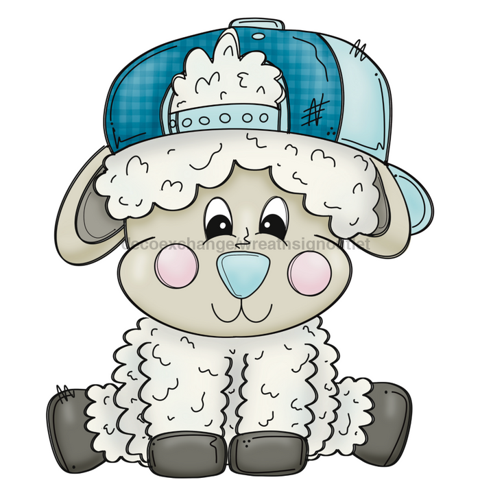 Easter Door Hanger Lamb Sign wood sign DECOE-W-904790-DH 22’’ Door Hanger 22’’ Door Hanger