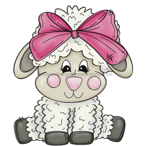 Easter Door Hanger Lamb Sign wood sign DECOE-W-904791-DH 22’’ Door Hanger 22’’ Door Hanger