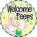 Easter Door Hanger Welcome Dco-01305-Dh 18 Round Wood