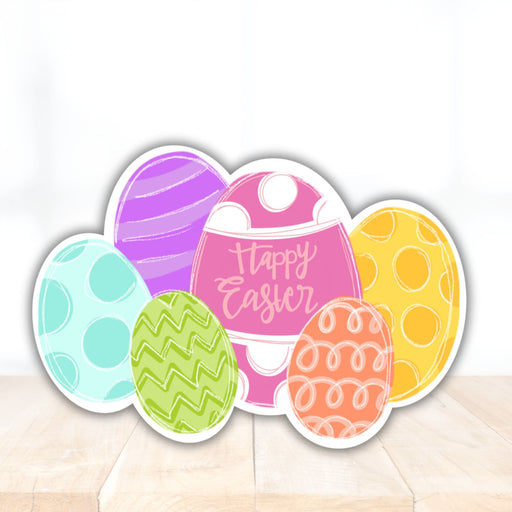 Easter Eggs Door Hanger Tww-W-0004 22’ Wood