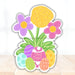 Easter Floral Door Hanger Tww-W-0003 22’ Wood