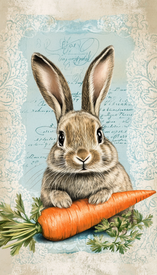 Easter Rabbit Sign, DCO-13272, Sign For Wreath, 6x12" Metal Sign