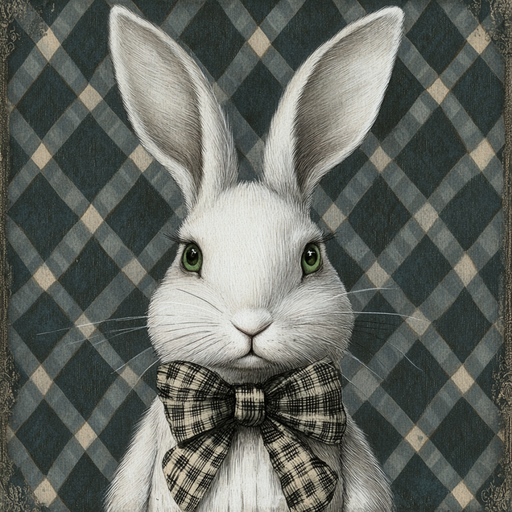 Easter Rabbit Sign, DCO-13298, Sign For Wreath, 10x10" Metal Sign