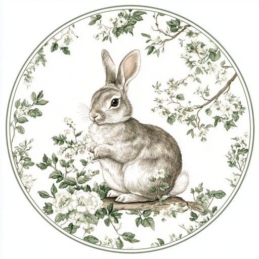 Easter Rabbit Sign, DCO-13314, Sign For Wreath, 10" Metal Sign