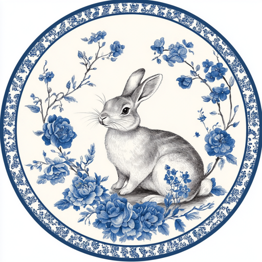 Easter Rabbit Sign, DCO-13332, Sign For Wreath, 10" Metal Sign