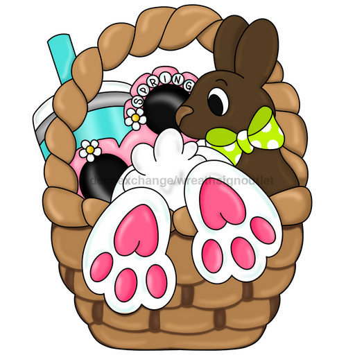 Easter Sign Basket Cr-W-163-Dh 22’ Door Hanger