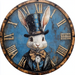 Easter Sign, Bunny in Top Hat,, DCO-12638, Sign For Wreath, 10" Metal Sign