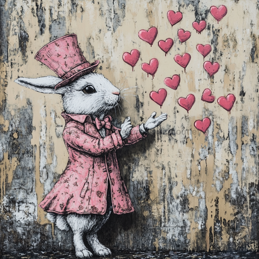 Easter Sign, Cute Bunny,, DCO-12769, Sign For Wreath, 10x10" Metal Sign