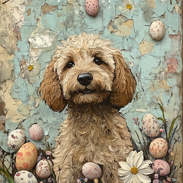 Easter Sign, Doodle Sign, DCO-12739, Sign For Wreath, 10x10" Metal Sign