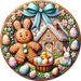 Easter Sign Gingerbread Decoe-5175 10’ Metal Round