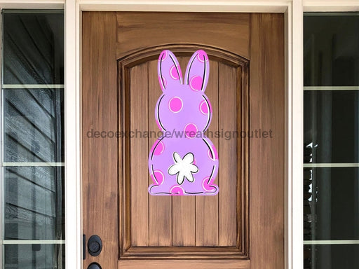 Easter Sign Rabbit Sign Wood Decoe-W-201 22 Door Hanger