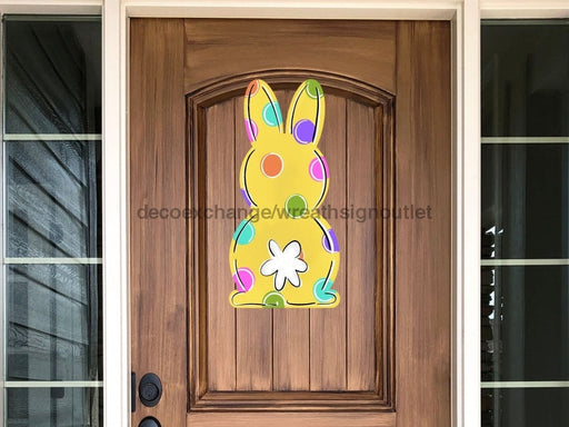 Easter Sign Rabbit Sign Wood Decoe-W-203 22 Door Hanger