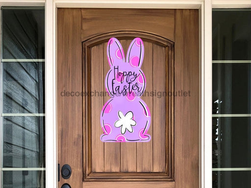 Easter Sign Rabbit Sign Wood Decoe-W-210 22 Door Hanger