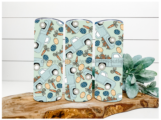 Easter Trucks 20 oz Skinny Tumbler DECOETUMBLER-039 - DecoExchange