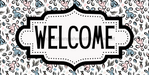 Easter Welcome Sign Dco-01228 For Wreath 6X12 Metal