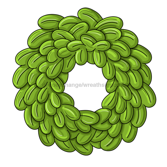 Evergreen Wreath Sign PCD W 183 DH 22’’ Door Hanger 22’’ Door Hanger