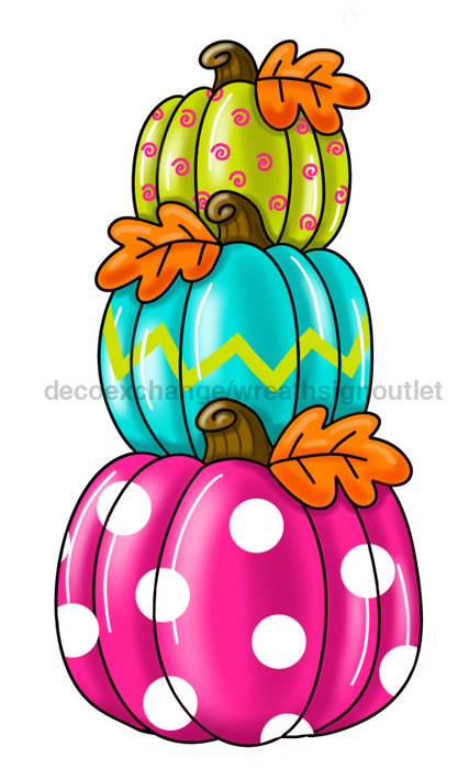 Fall Sign, Pumpkin Stack, Autumn Sign, wood sign, PCD-W-040 - DecoExchange®